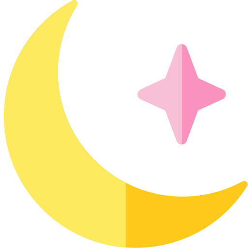 notte stellata Generic Flat icona