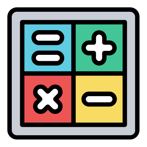 matemáticas Generic Outline Color icono