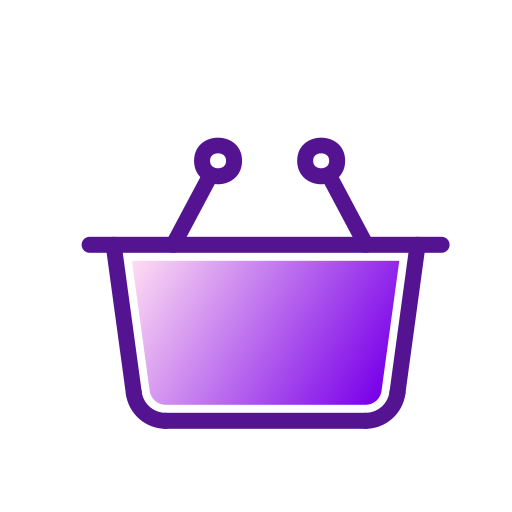cesta de la compra Generic Lineal Color Gradient icono