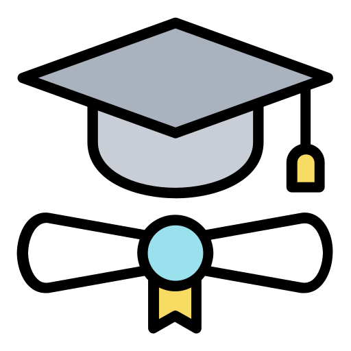 graduado Generic Outline Color icono