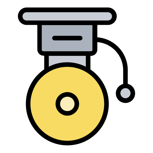 School bell Generic Outline Color icon