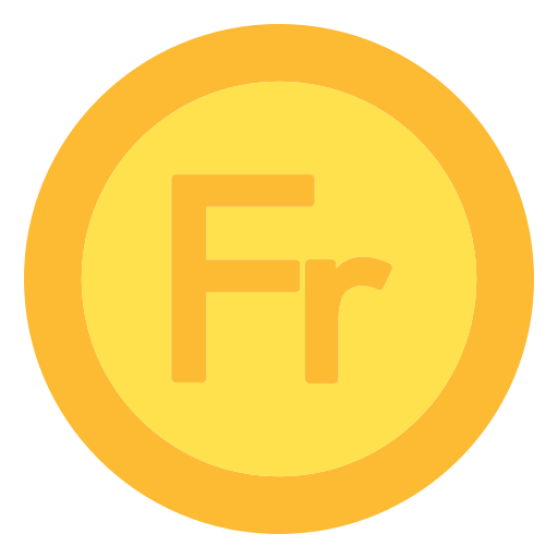 franc Generic Flat Icône