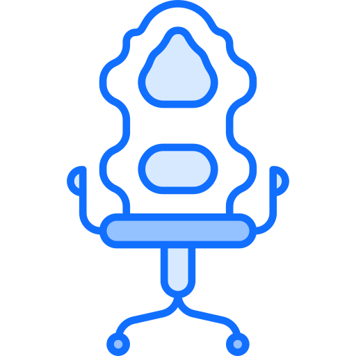 Gaming chair Generic Blue icon