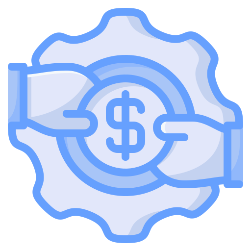 een vergoeding Generic Blue icoon