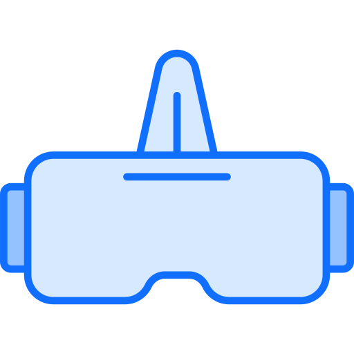 lunettes de réalité virtuelle Generic Blue Icône