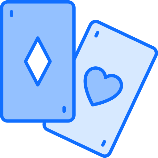 jugando a las cartas Generic Blue icono