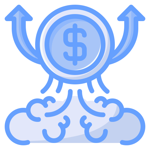 geldwachstum Generic Blue icon