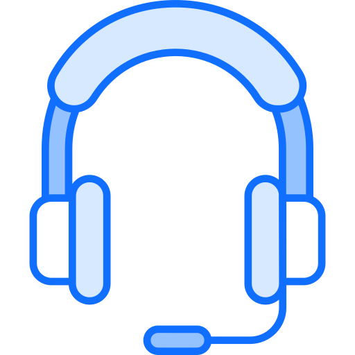 Headphones Generic Blue icon