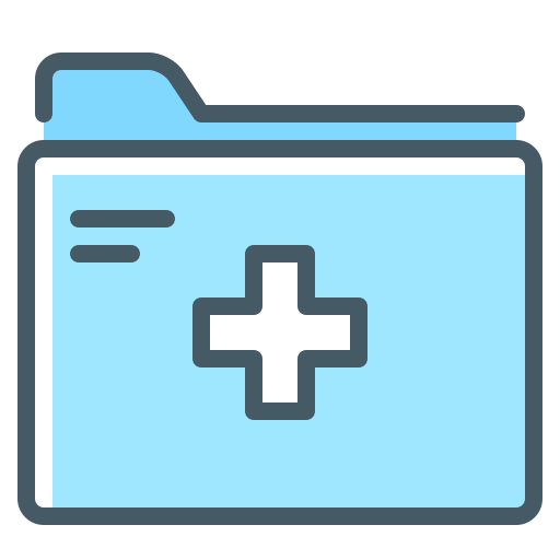 folder medyczny Generic Color Omission ikona