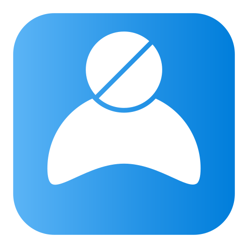 avatar Generic Flat Gradient icoon