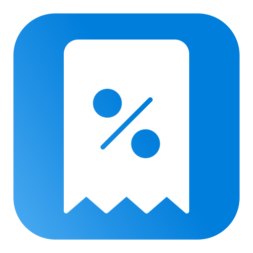 할인 Generic Flat Gradient icon