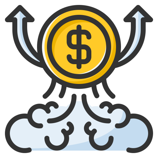 Money growth Generic Color Omission icon