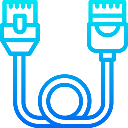 conector del cable Generic Gradient icono