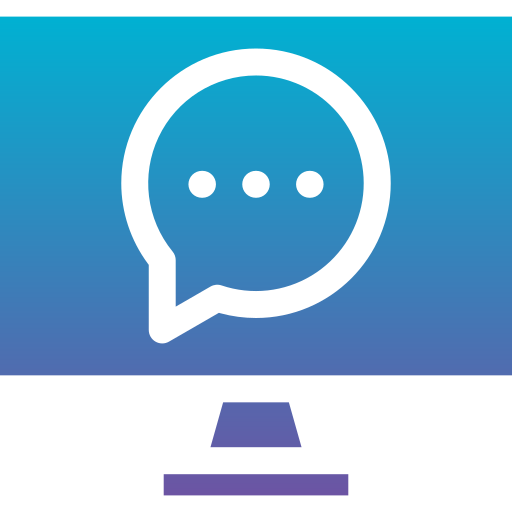 Chat Generic Flat Gradient icon