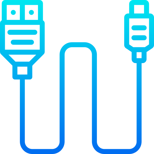kabelverbinding Generic Gradient icoon