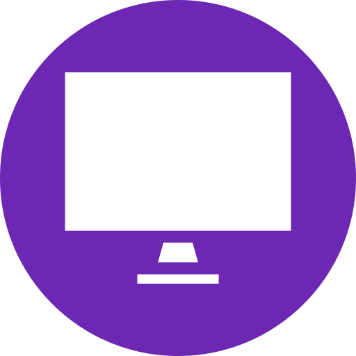 computer Generic Circular icona