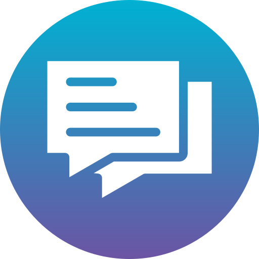 Message Generic Flat Gradient icon