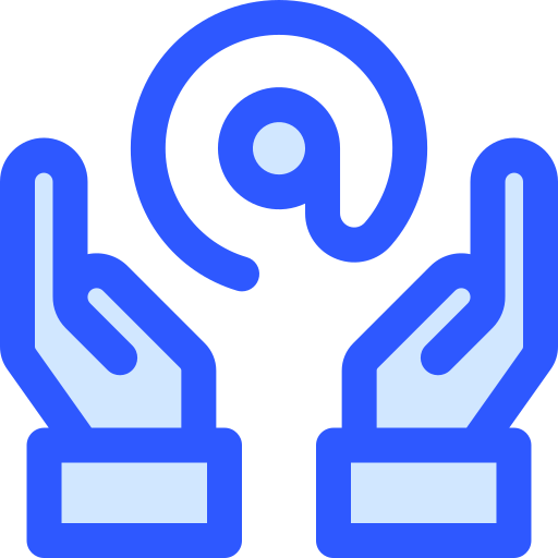 Arroba Generic Blue icon