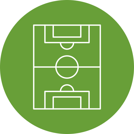 campo de fútbol Generic Circular icono