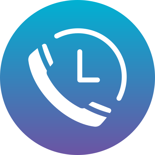 Time call Generic Flat Gradient icon