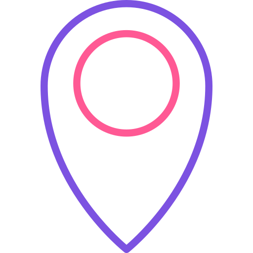 localización Generic Outline Color icono