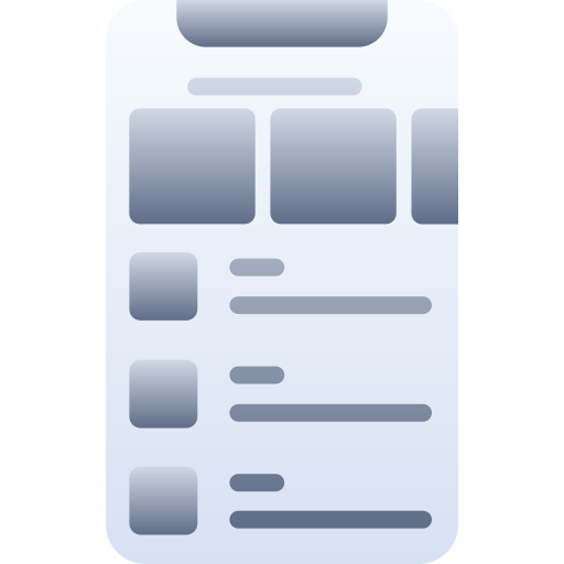 Mobile shopping Generic Grey icon