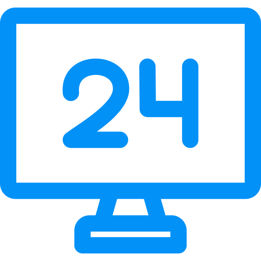 24 hours Generic Simple Colors icon