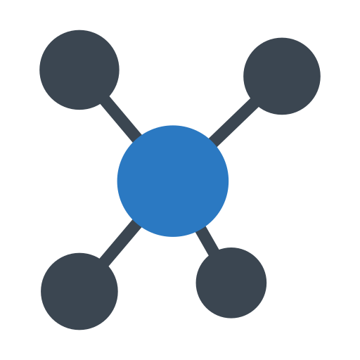 Social network Generic Blue icon