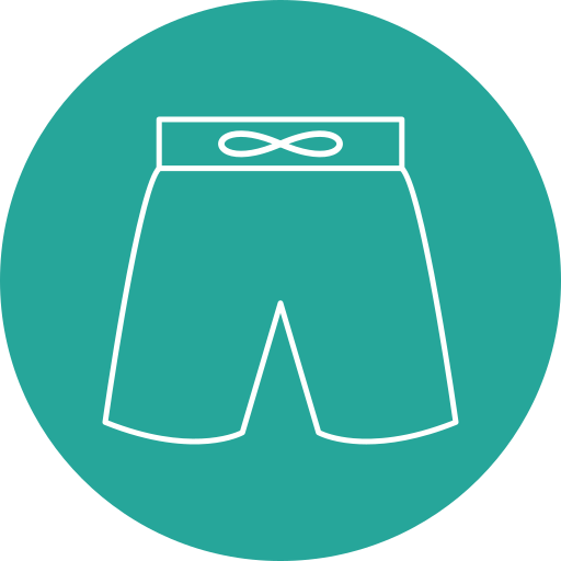 pantalones cortos de fútbol Generic Circular icono