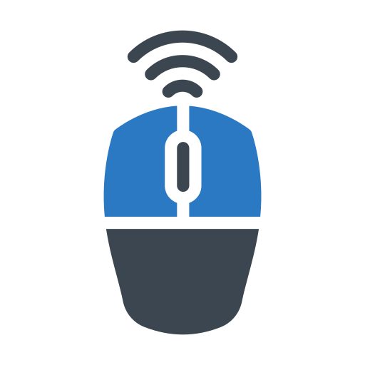 ワイヤレスマウス Generic Blue icon