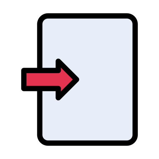 Log in Vector Stall Lineal Color icon