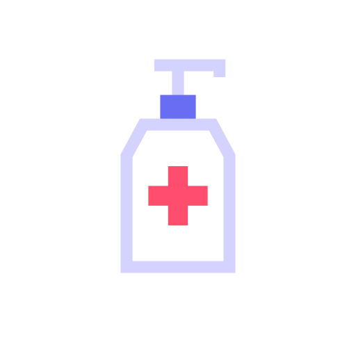 butelka mydła Generic Flat ikona
