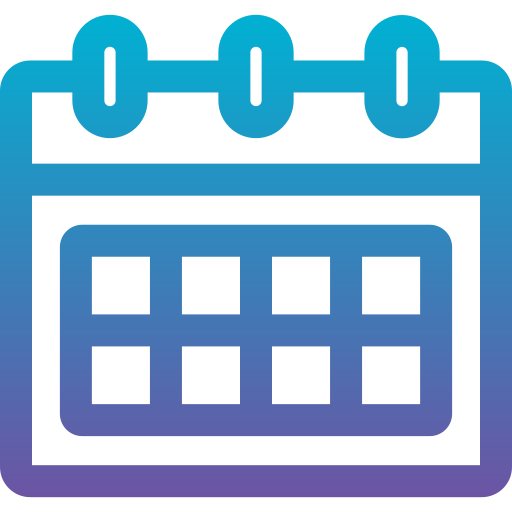 Calendar Generic Gradient icon