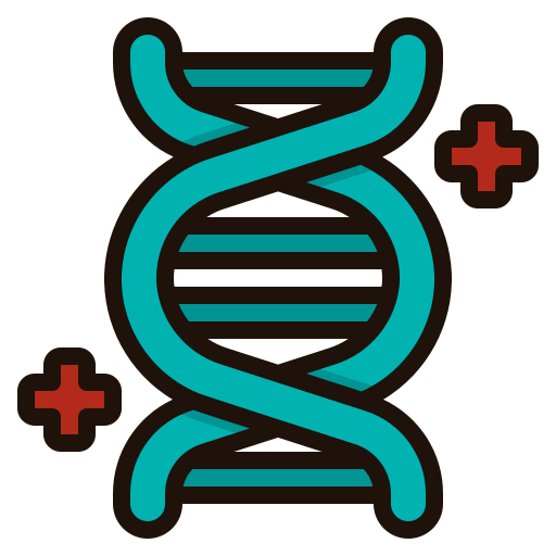 Структура ДНК Generic Outline Color иконка