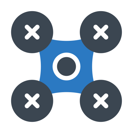 Camera drone Generic Blue icon