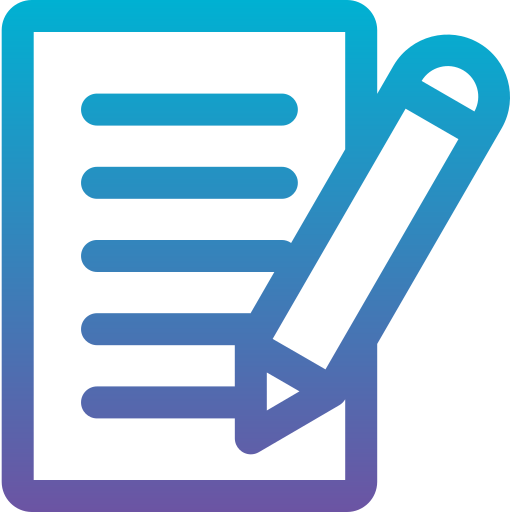 modulo di contatto Generic Gradient icona