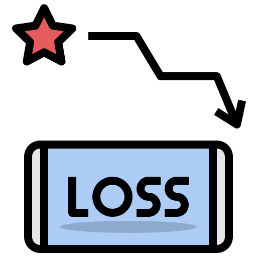 pérdida Generic Outline Color icono