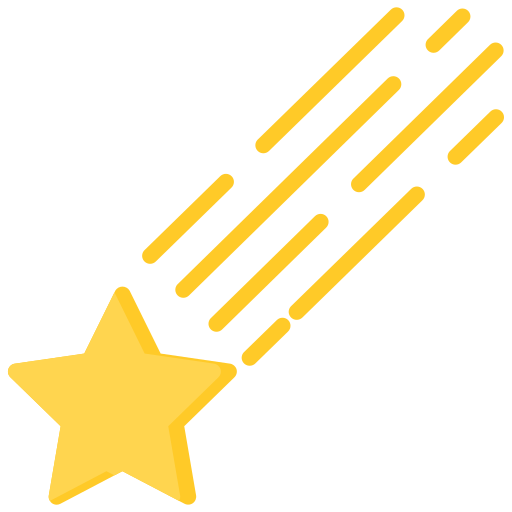 Shooting star Generic Flat icon