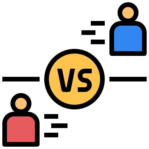 versus Generic Outline Color icono