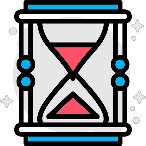 reloj de arena Generic Rounded Shapes icono