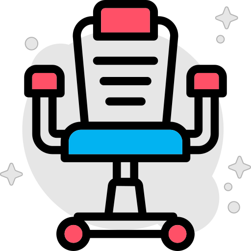 silla de oficina Generic Rounded Shapes icono