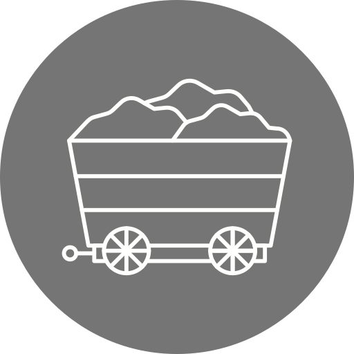 carro de la mina Generic Circular icono