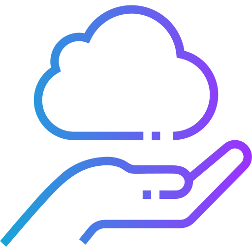 Cloud hosting Generic Gradient icon