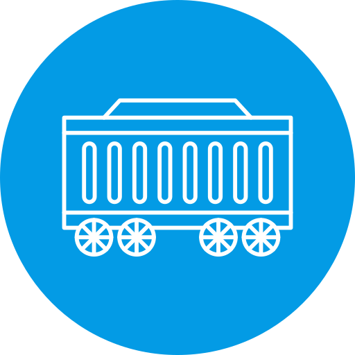 vagón de ferrocarril Generic Circular icono