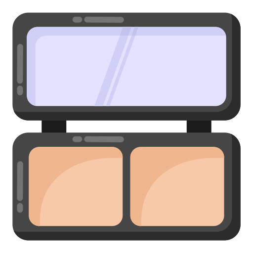 make-up palet Generic Flat icoon