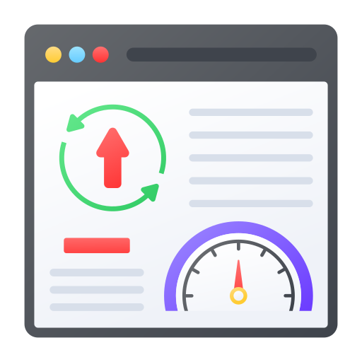 Bandwidth Generic Flat Gradient icon