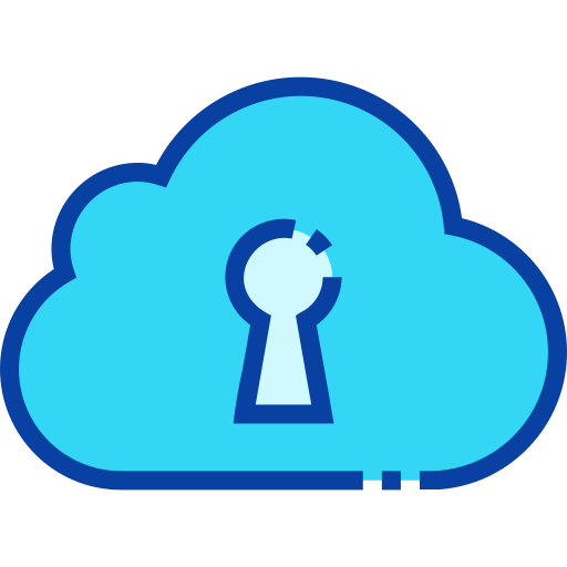 agujero de llave Generic Blue icono