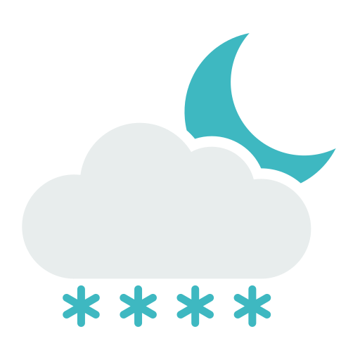 opady śniegu Generic Flat ikona