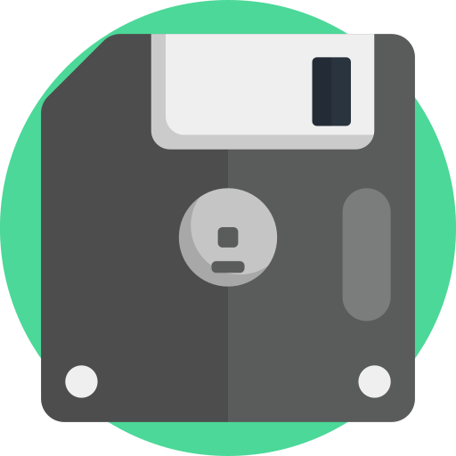 diskette Generic Rounded Shapes icon