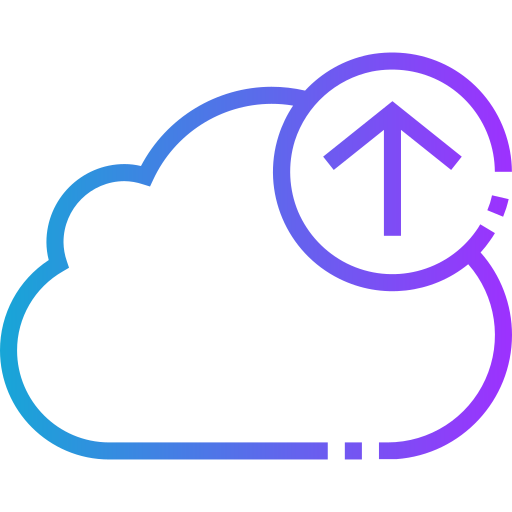 Upload Generic Gradient icon